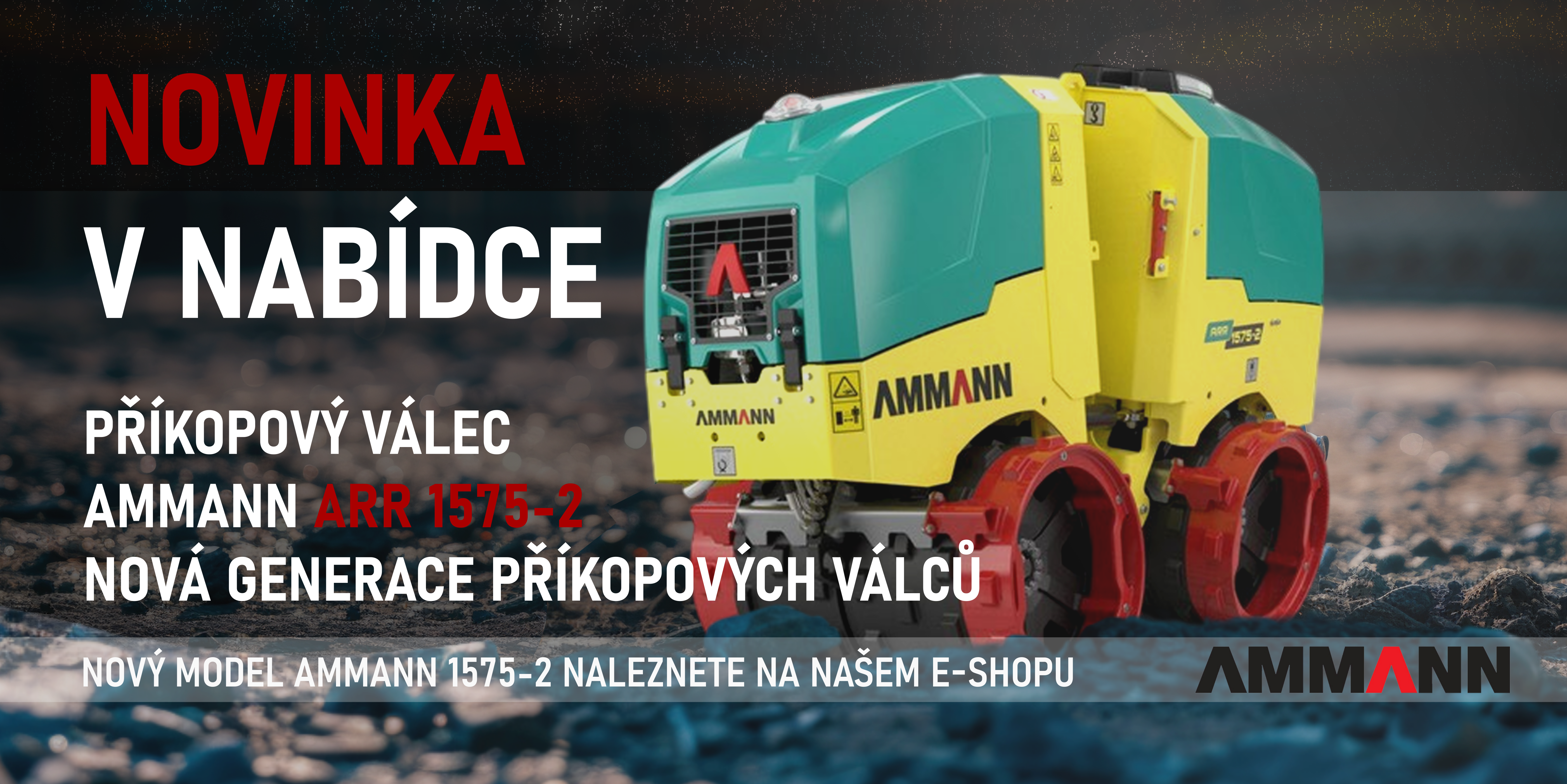 Příkopový válec Ammann ARR 1575-2